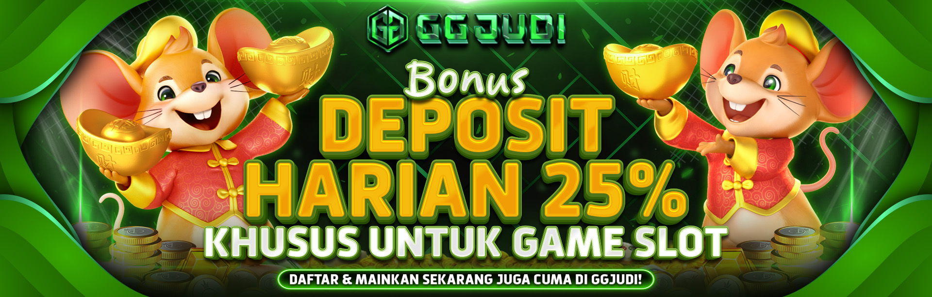 BONUS DEPOSIT HARIAN SLOT 25%