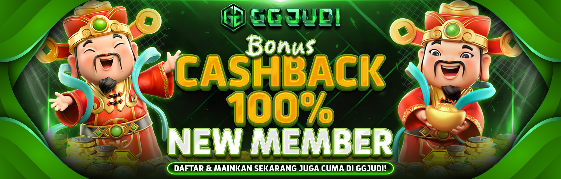 CASHBACK 100% NEW MEMBER