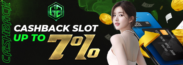 CASHBACK MINGGUAN SLOT UP TO 7%