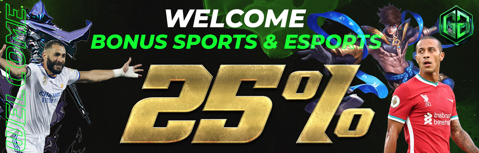 Welcome Bonus Sports 25%