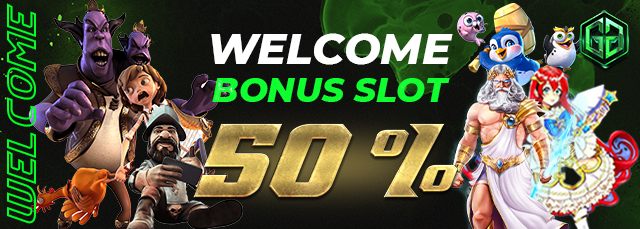 Welcome Bonus Slot 50%
